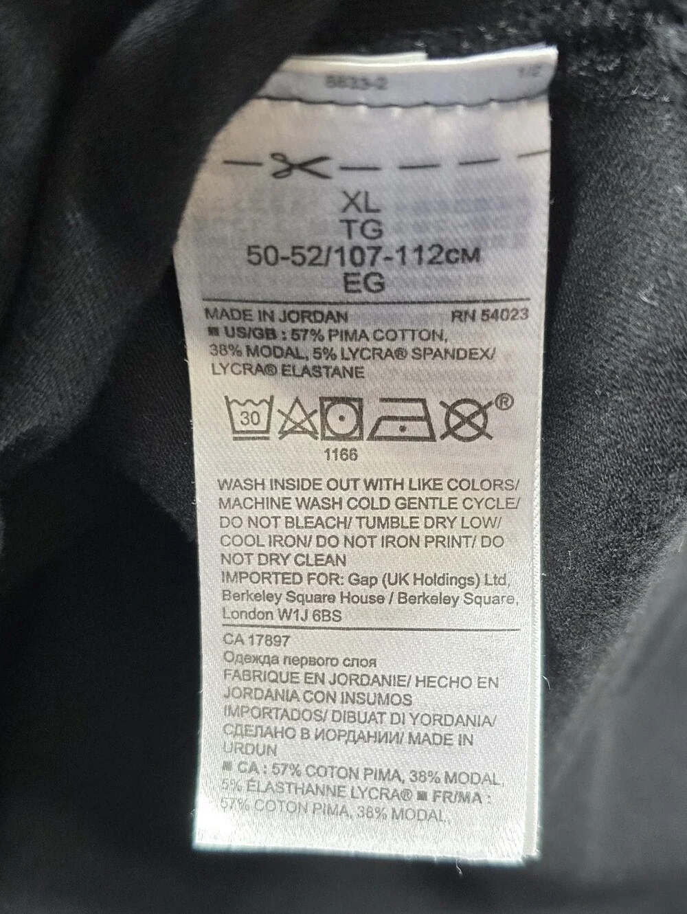 Banana Republic listed thanks chest